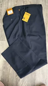 FARAH CLASSIC Mens Slant Pocket Trouser BLUE SIZE W48/L27 BNWT - Picture 1 of 2
