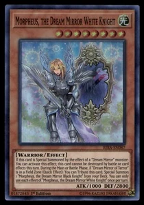 Yu-Gi-Oh! Morpheus, Dream Mirror White-RIRA-EN087- Super Rare - Unlimited - Picture 1 of 2