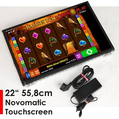 55,8cm 22" OPEN FRAME TOUCHSCREEN MONITOR NOVOMATIC 400522001 SPIELAUTOMAT 16:10 - Bild 1 von 4