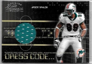 JERSEY JASON TAYLOR 2003 DONRUSS CLASSICS CÓDIGO DE VESTIMENTA USADO EN JUEGOS #/550 - Imagen 1 de 1