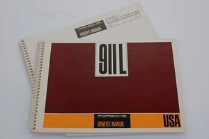 Porsche 911L Owners Manual 911L USA 1968 WKD461123 ORIGINAL 1st Edition - Picture 1 of 4