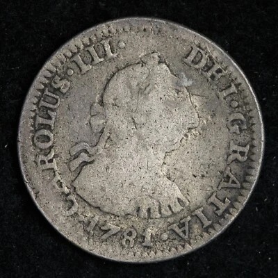 1781 Mexico 1/2 Reales Mo F.F. CHOICE VF E100 JCM - Image 1 of 2