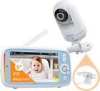 BOIFUN Baby Phone with Camera PTZ 360° View Night Vision Lullabies 2-Way Audio