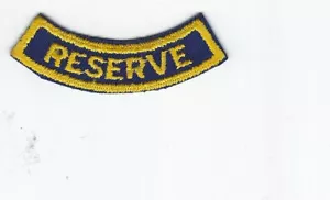 **POLICE SHERIFF RESERVE POLICE PATCH** - Picture 1 of 1