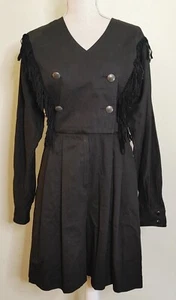 Vintage 80er Jahre Choon Western Kleid mit Fransen Shorts Jumpsuit Gr. 8 Südwesten USA - Bild 1 von 13
