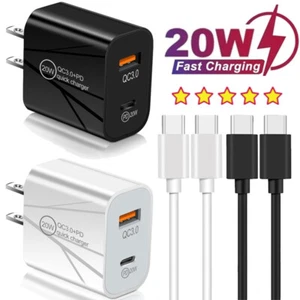 20W PD USB C Fast Wall Charger Power Adapter For Google Pixel 9 8 7 6 Pro 8A 7A - Picture 1 of 18