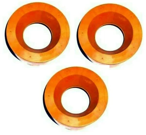 ACCURA COMATIC  APFT-120R 4-3/4-2-1/4" RUBBER STOCK FEEDER ROLLERS-TIRES 3 PK - Picture 1 of 2