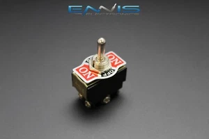 TOGGLE SWITCH DPDT CENTER OFF TOGGLE 3 AMP 250V 6 AMP 125V 6 PIN EC-1500 - Bild 1 von 5