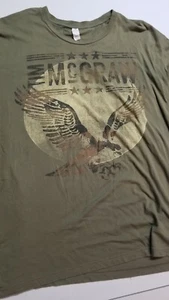 Tim McGraw t shirt tour 2009 XL Country official next level eagle green official - Picture 1 of 5