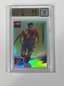 JESUS FERREIRA Signed 2021 TOPPS CHROME #124 AQUA REFRACTOR /299 BGS 9.5/10 Auto - Picture 1 of 2