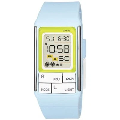 Casio LDF51-2A Women's Poptone Digital Blue Resin Watch - Image 1 of 4