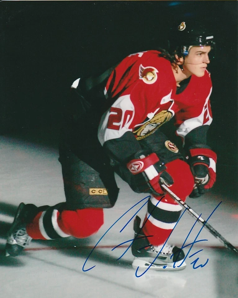 FOTO 8x10 firmada por los senadores de Ottawa de Antoine Vermette! Autógrafo Foto 1 de 1