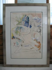 SALVADOR DALI - "THE LASER UNICORN DISINTEGRATES COSMIC RHINOCEROS" - NO:E.A. - Picture 1 of 12