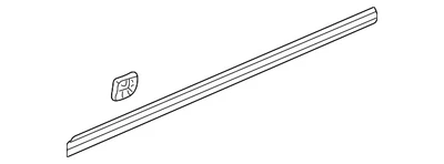 Genuine Acura Molding Assembly L Front Door 72450-S6M-003 - Image 1 of 2