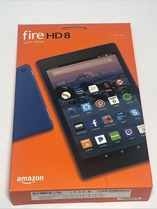 Amazon Fire HD 8 (7th Generation) 16GB, Wi-Fi, 8In - Marine Blue - Picture 1 of 4