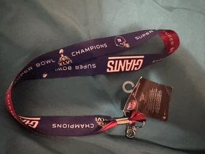 N.Y Giants Super Bowl XLVI Champions Lanyard NFL 19” LICENSED - Picture 1 of 2