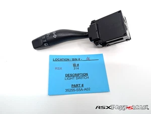 ACURA RSX Honda 35255-S5A-A02 LIGHT Switch Assembly, Lighting & Turn Signal - Picture 1 of 6