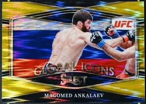 Panini Select UFC MAGOMEDANKALAEV 2022 Gold Flash Prizm 06/10 Global Icons SSP - Imagen 1 de 2