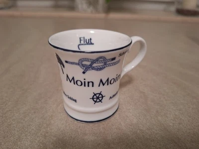 Moin Moin Ebbe Flut Espresso Tasse Knoten - Bild 1 von 3