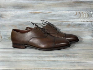 CROCKETT & JONES Audley Oxford Dunkelbraun Kalbsleder Made In England - Bild 1 von 24