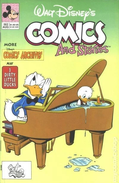 Walt Disney's Comics and Stories #562 FN 1991 Stock Image - Image 1 of 1