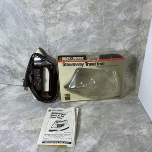 Stowaway Travel Iron Black And Decker 1993 New In Package - Picture 1 of 8