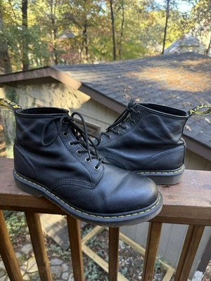 Ботинки Dr. Martens на лодыжке 101 черные гладкие мужские размер 13 - Изображение 1 из 4