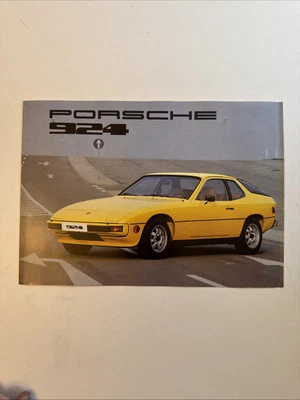 Catálogo folleto de venta de autos originales Porsche 924 1976 1977 Foto 1 de 2