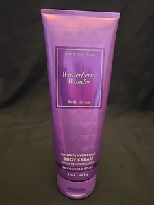 1 NEW BATH & BODY WORKS WINTERBERRY WONDER ULTIMATE HYDRATION CREAM LOTION 8OZ - Picture 1 of 7