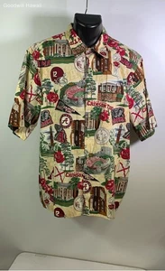 REYN SPOONER Short Sleeve Button Hawaiian Aloha Tropical Shirt Men -Size XL -NWT - Picture 1 of 4