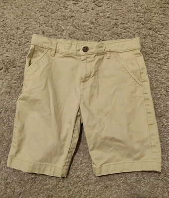 Old Navy Girls’ Bermuda Stretch Shorts – Size 14 Khaki - Image 1 of 4