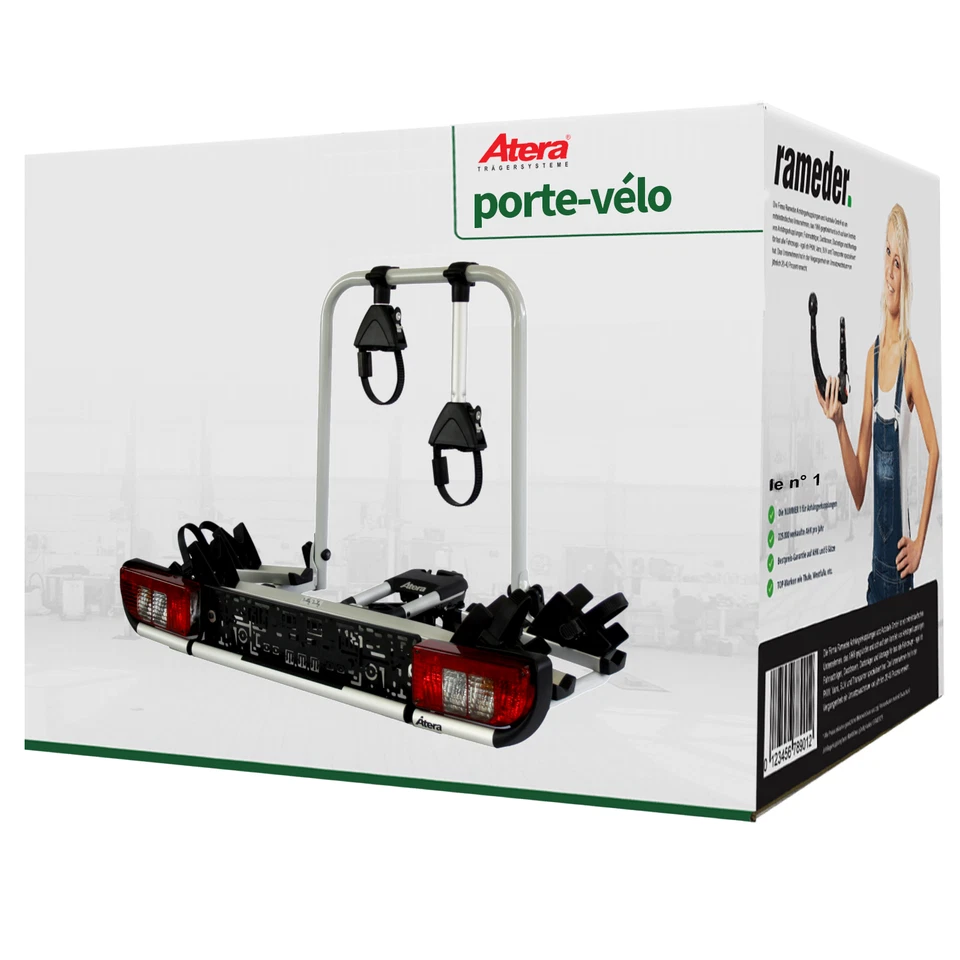 Atera porte-vélo fixation Atera Strada Sport 2 pour 2 vélos 60 kg - Photo 1/4