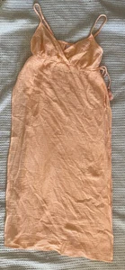 Vestido de baño midi con cuello en V talla mediana Xhilaration para mujer neón melocotón - Imagen 1 de 10