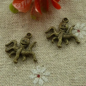 Free Ship 130 pcs Antique bronze octopus charms 20X19mm L-3068 - Picture 1 of 4