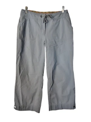 Женские капри Ruff Hewn Rip Stop размер 6 светло-голубые галстук на талию хлопок - Изображение 1 из 4