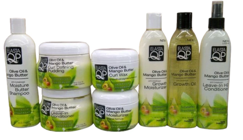 Elasta Qp manteca de oliva y mango sin dejar/champú/gel/acondicionador/esmalte/aceite/mousse Foto 1 de 1