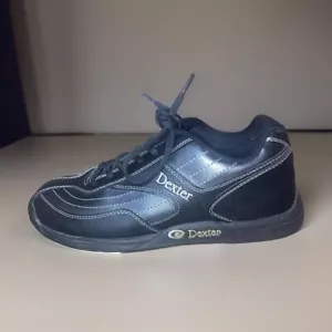 Dexter Bowling Black Shoes Size 8 Furry Il Slide Rite Team Competition - Picture 1 of 13
