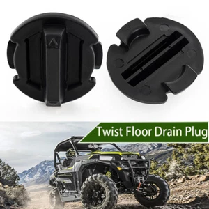 2x Twist Floor Drain Plug For Polaris General RZR 900 1000 S XP 4 RS1 5414694 - Picture 1 of 10