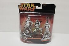 Star Wars Clone Troopers x3 2005 Build Your Army Revenge of the Sith Posed SW7