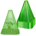 Chapeaux végétaux verts protecteurs pour pousses PVC promotion de la croissanc