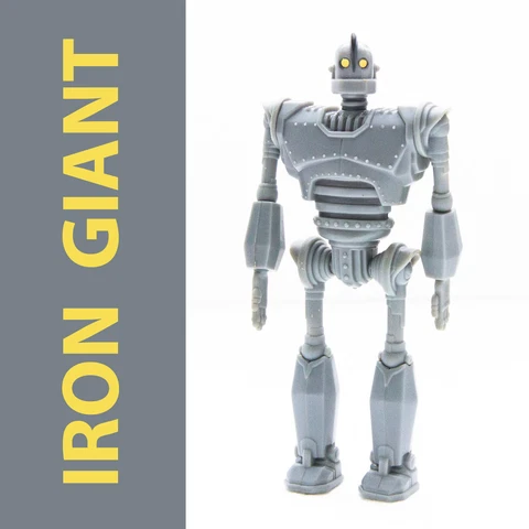 Vtg 1999 Warner Bros. THE IRON GIANT 4" Action Figure | VHS Promotional Toy Cover