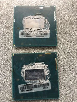 Lot of 2 Intel Core i3-4000M 2.4 GHz 5GT/s Socket G3 Laptop CPU Processor SR1HC - Image 1 of 3
