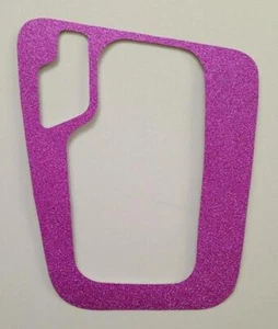 BMW E46 Glitter Pink AUTOMATIC STEPTRONIC SHIFTER PLATE COVER Decal 3-SERIES - Picture 1 of 1