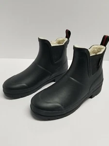 Tretorn Lina Ankle Boots, Women's Size 6 M, Black Rain Boots - Picture 1 of 7