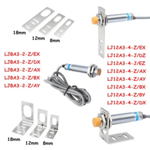 M8 M12 Inductive Proximity Switch NO NC DC12-24V AC110-220V Metal Sensor NPN PNP - Picture 1 of 25