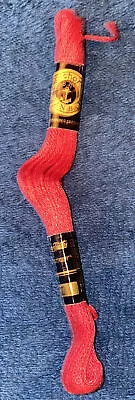 Vtg Anchor Susan Bates Embroidery Floss Red 42 NOS Made in Germany - Image 1 of 4
