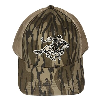 Winchester Arms Snapback Mesh Hat Cap Cowboy Horse Logo Camouflage Trucker   - Image 1 of 4