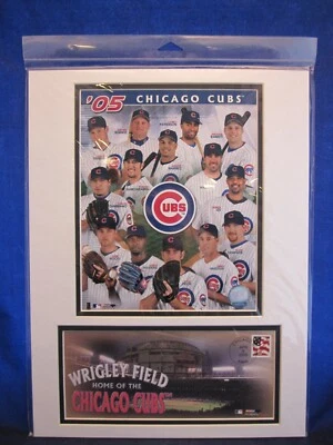 Chicago Cubs 2005 Team Photo USPS Picture Poster April 8 2005 Stamp VINTAGE NEW - Image 1 of 4