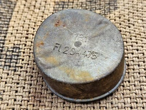 WW2 ORIGINAL German LUFTWAFFE FW-190 MG131 DUST CAP RELIC of JG 54 from KURLAND - Picture 1 of 2