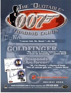 James Bond 007 - The Quotable - Sell Sheet [8 1/2" x 11"] - Picture 1 of 1
